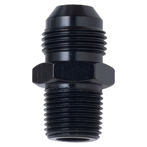 Fragola 481609-BL Black Size (-10) x 3/4" MPT Straight Adapter Fitting