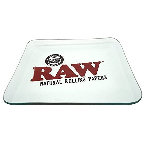 RAW Glass Rolling Tray - Limited Edition Large from RAW Rolling Papers