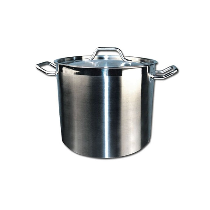 Winware SST-24 Stainless Steel 24 Quart Stock Pot with Cover,Silver