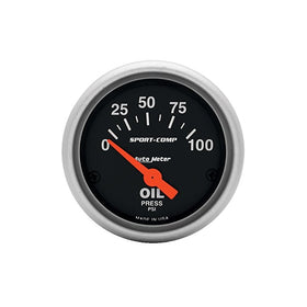 Auto Meter 3327 Sport-Comp Electric Oil Pressure Gauge