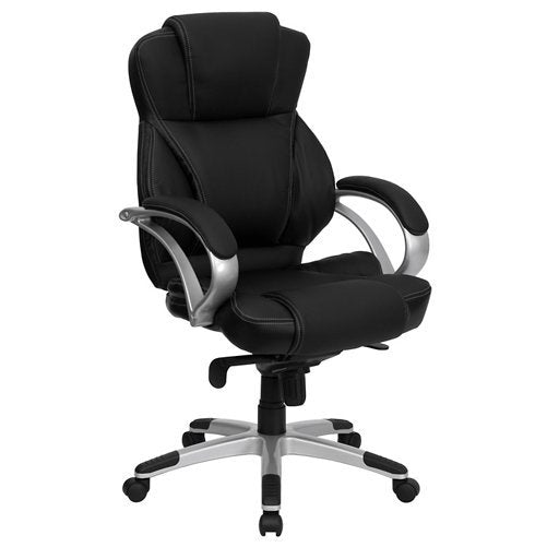 Flash Furniture High Back Black Leather Contemporary Executive Swivel Chair