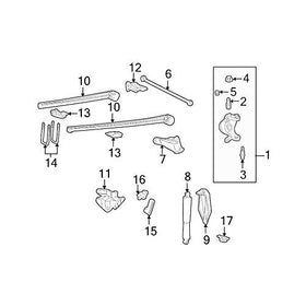 Genuine Ford F81Z-5705-ZA U-Bolt