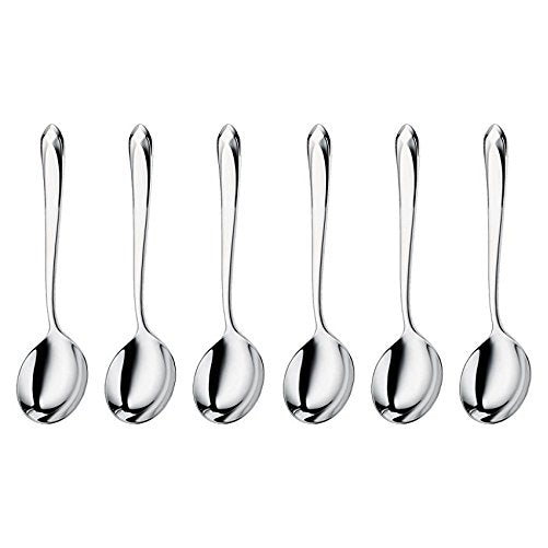 WMF Juwel Round Soup Spoons, Silver, Set of 6