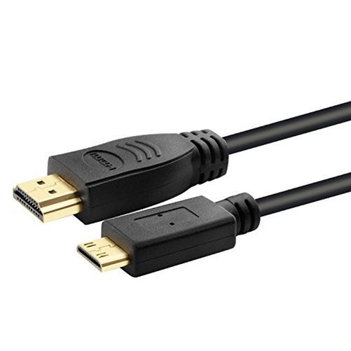 High Speed HDMI Cable 6' HDMI to Mini HDMI Transfer Cable For Canon EOS Rebel T3 Digital Camera AV