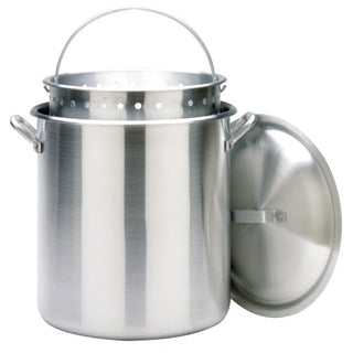 Bayou Classic 1200 120-Quart Aluminum Stockpot with Boil Basket