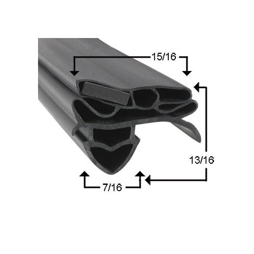 TRUE 810719 Black Gasket For Gdm-19/23/49 T-19