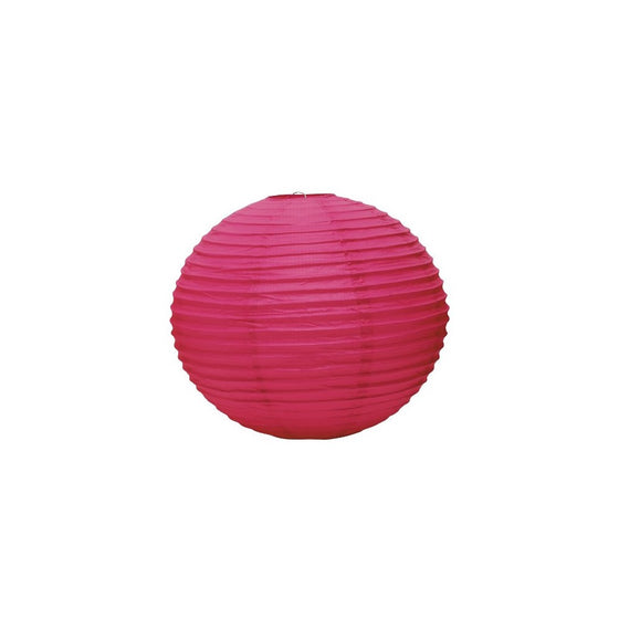 Weddingstar Round Paper Lantern, Large, Fuchsia