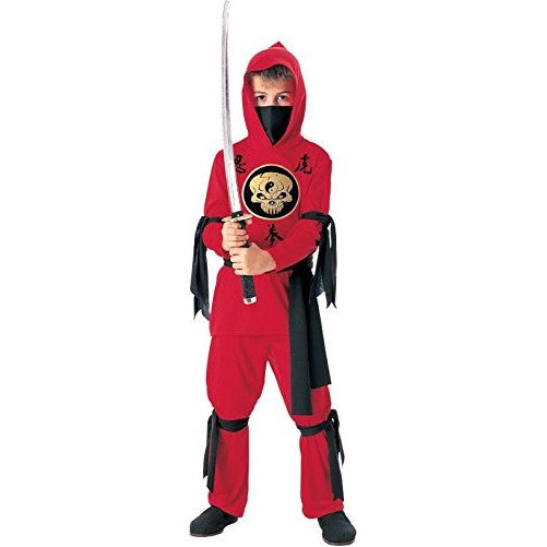 Halloween Concepts Child's Red Ninja Costume, Large