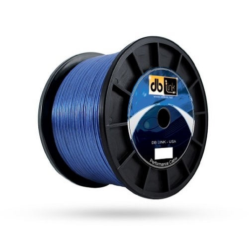 Db Link SFSW10BL100Z Square Jacket StrandFlex Power Wire Spools (Blue)