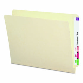 Smead End Tab Heavyweight File Folder, Shelf-Master Reinforced Straight-Cut Tab, Letter Size, Manila, 50 per Box(24210)