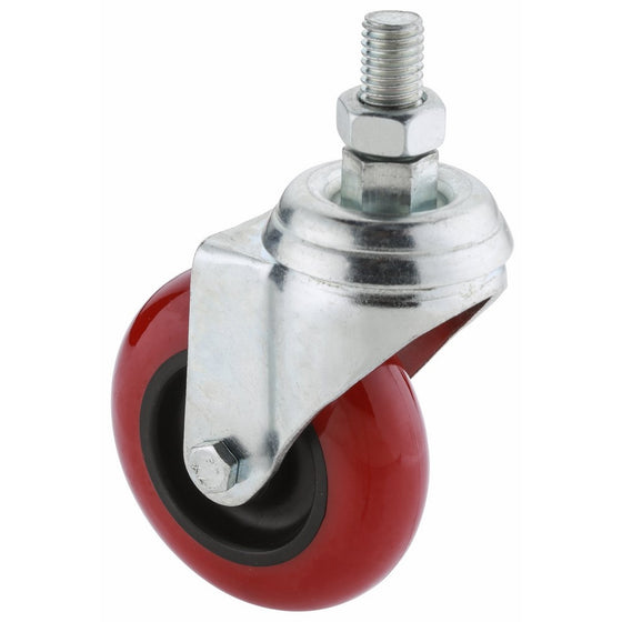 Steelex D2613 3-Inch Threaded Swivel Polyurethane Wheel