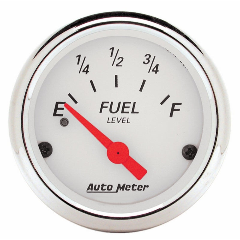 Auto Meter 1317 Arctic White Fuel Level Gauge