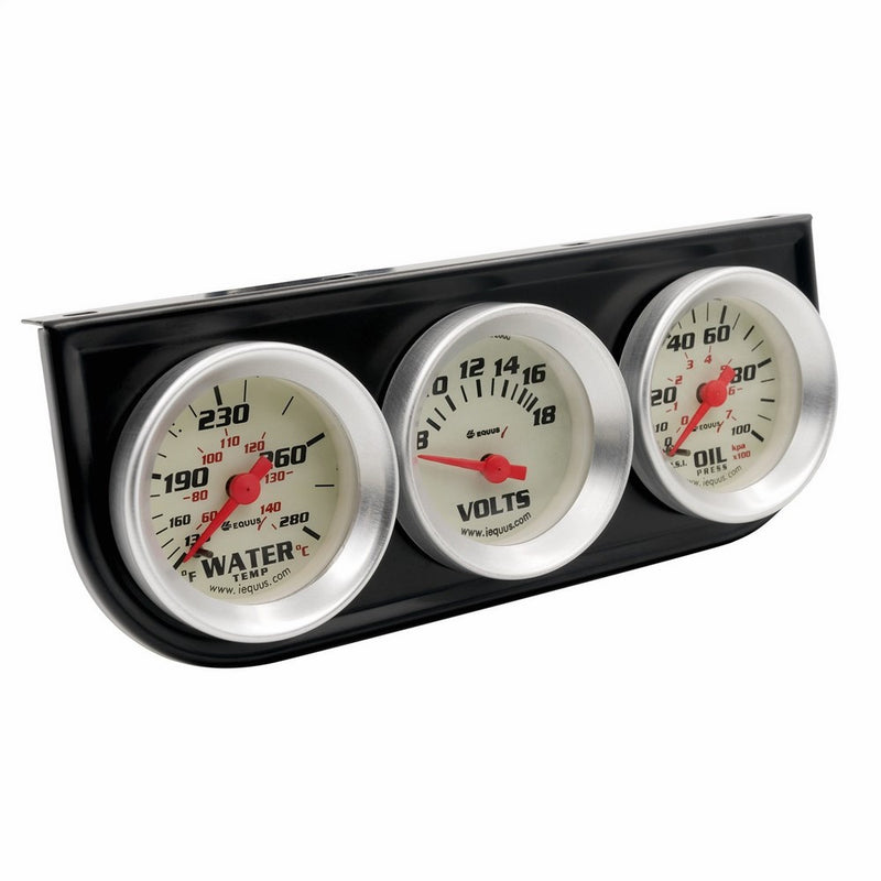 Equus 8100 1-1/2" Volt Triple Gauge Kit