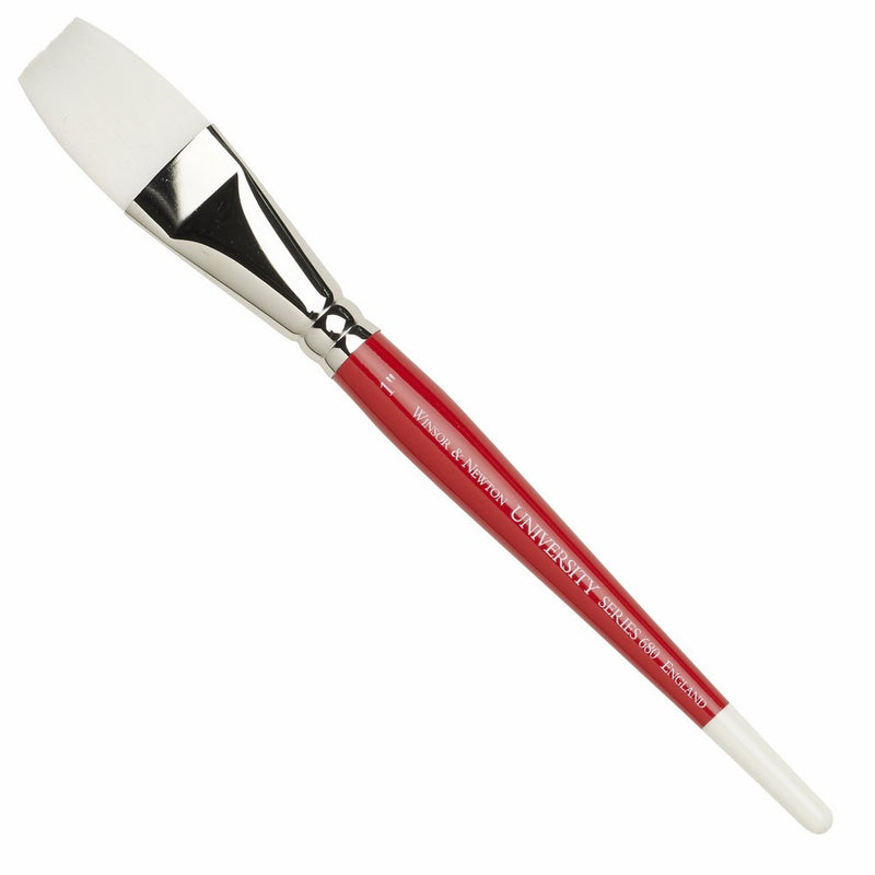 Winsor & Newton 5460125 University Series 680 One Stroke Short Handle Brush, 1-Inch