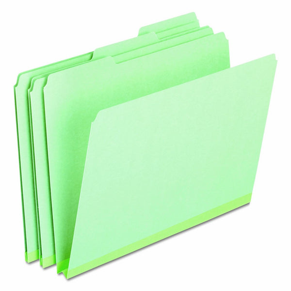 Pendaflex 17167 Pressboard Expanding File Folders, 1/3 Cut Top Tab, Letter, Green (Box of 25)