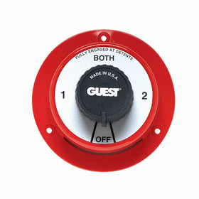 Guest 2100 Cruiser Series Marine Battery Selector Switch with Alternator Field Disconnect
