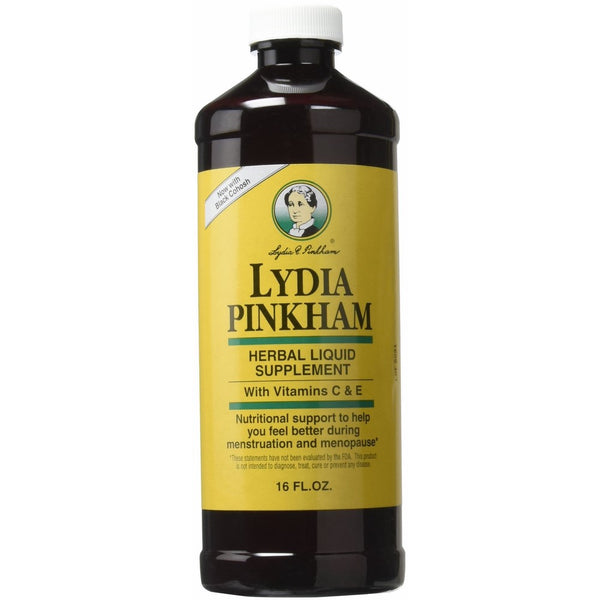 Lydia Pinkham Liquid To Feel Better During Menstruation And Menopause - 16Oz