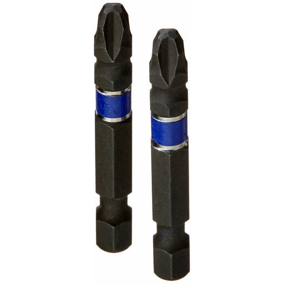 Irwin Tools 1837433 Impact Performance Series Phillips Power Bit #3 (2 Pack), 2"