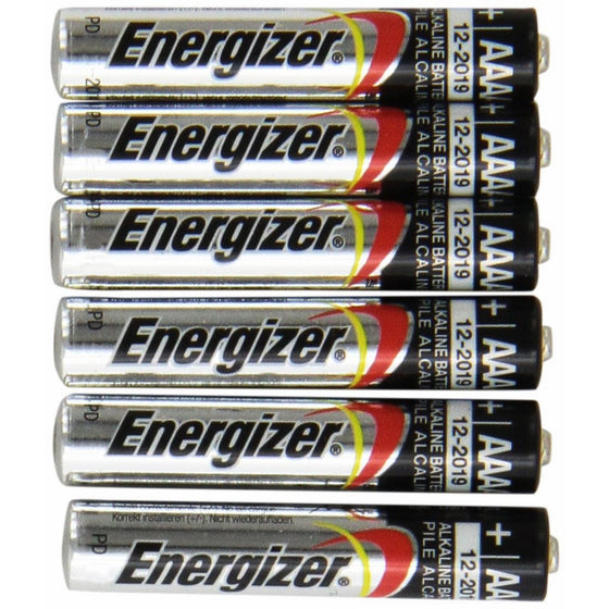 Energizer 6 NEW AAAA Batteries