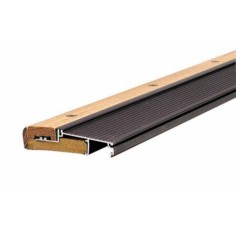 M-D Building Products 77792 1-1/8-Inch by 4-9/16-Inch - 36-Inch TH393 Adjustable Aluminum and Hardwood Sill Inswing, Bronze