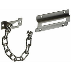 Ultra Hardware 29014 Satin Nickel Chain Door Guard