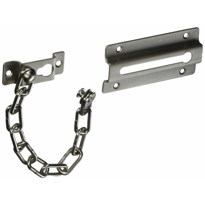 Ultra Hardware 29014 Satin Nickel Chain Door Guard