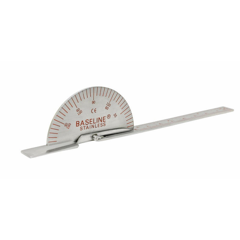 Baseline 12-1011 Finger Goniometer, Metal, Deluxe, 6"