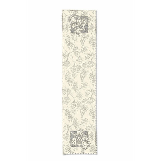 Heritage Lace Woodland 14-Inch by 60-Inch Runner, Ecru