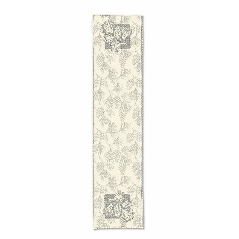 Heritage Lace Woodland 14-Inch by 60-Inch Runner, Ecru