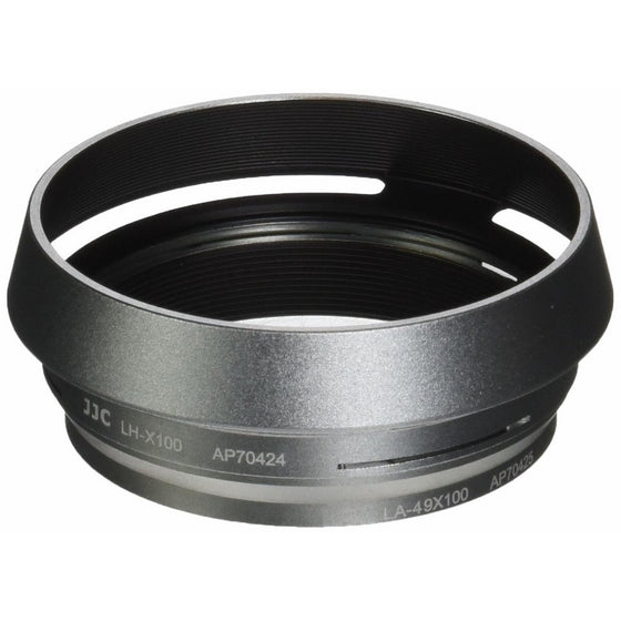 JJC LH-JX100 Silver Filter Lens Adapter & Hood For Fuji Finepix X100 X100s X100T Camera AS AR-X100