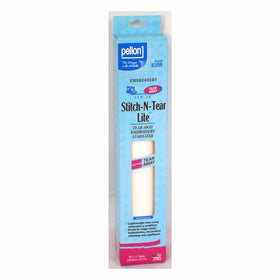 Pellon Stitch-N-Tear Lite Embroidery Stabilizer-12"X11 Yards