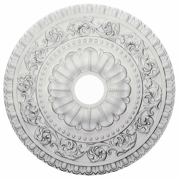 Ekena Millwork CM23VA 23 1/2-Inch OD x 3 1/2-Inch ID x 2 1/8-Inch P Vaduz Ceiling Medallion