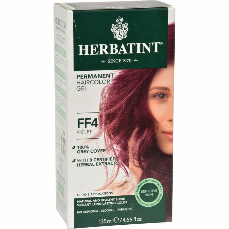 Herbatint Permanent Herbal Haircolour Gel FF4 Violet - 1 Kit