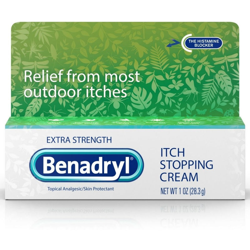 Benadryl Itch Stopping Cream Extra Strength 1 oz (Pack of 3)