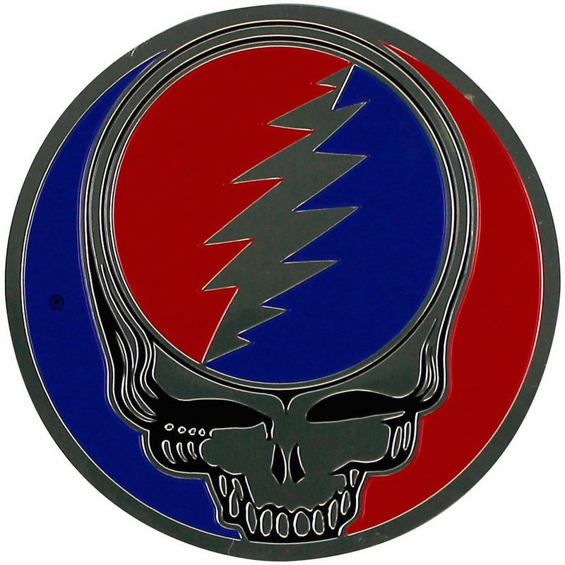 GDP Inc., Grateful Dead, The Classic Steal Your Face On Gold Metal Sticker Decal