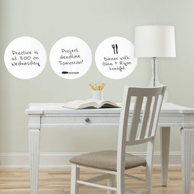 Dry Erase Dots (2 Pack) (White)