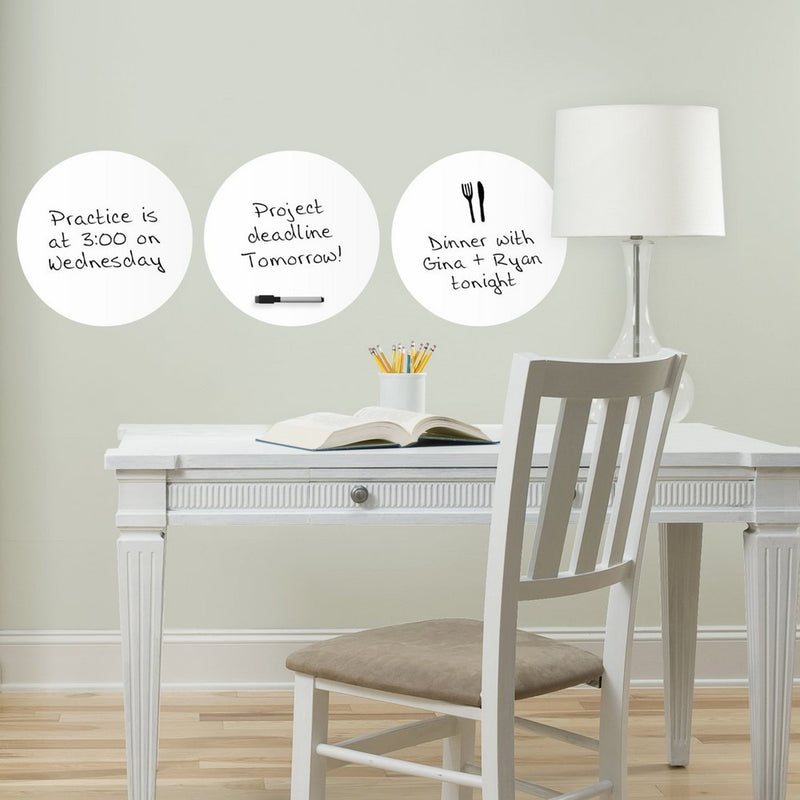 Dry Erase Dots (2 Pack) (White)