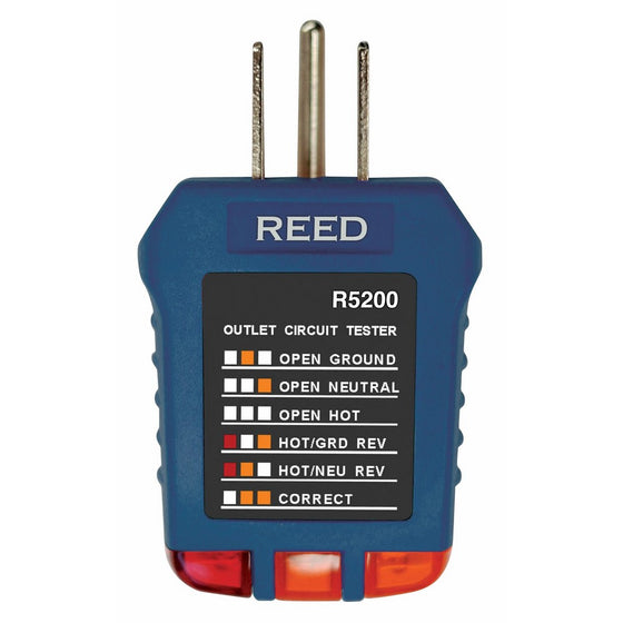 REED Instruments R5200 Receptacle Tester