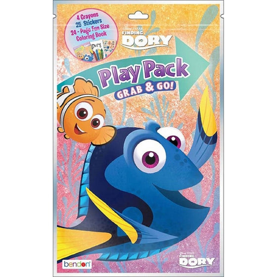 Bendon Finding Dory Play Pack, Dory & Nemo Activity Book