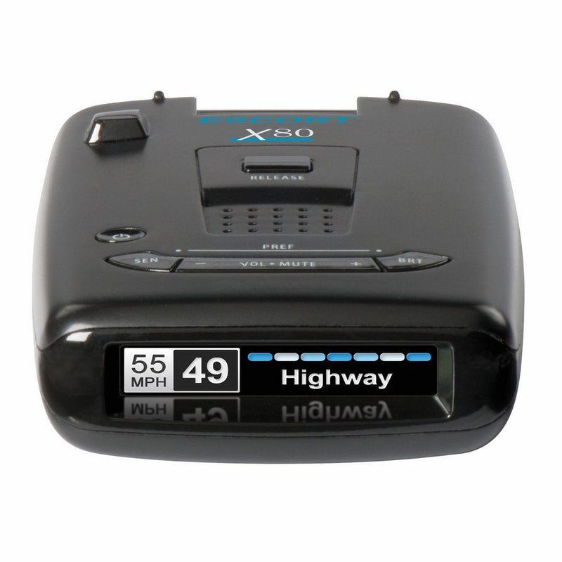 Escort 0100018-4 Escort X80 Radar Detector, Black