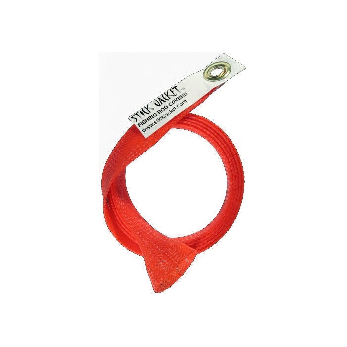Stick Jacket Spinning Fishing Rod Cover Red