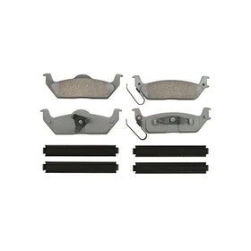 Wagner ThermoQuiet QC1012A Ceramic Disc Pad Set With Installation Hardware, Rear