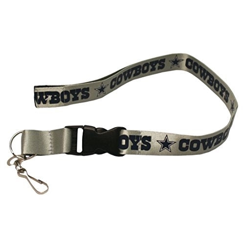 NFL Dallas Cowboys Lanyard, Silver