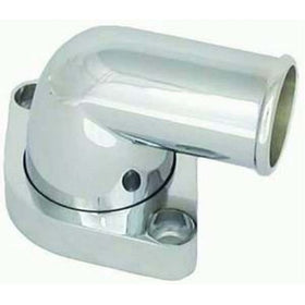 Racing Power Company R6009C 90° Chrome Aluminum Water Neck for Chevy V8