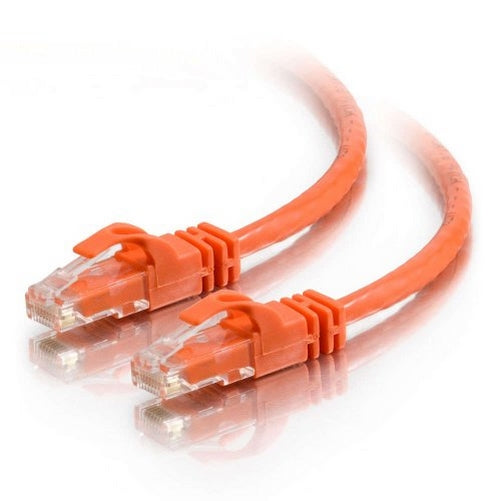 C2G/Cables to Go 27891 Cat6 Snagless Unshielded (STP) Crossover Patch Cable, Orange (3 Feet/0.91 Meters)