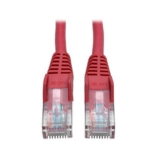 Tripp Lite Cat5e 350MHz Snagless Molded Patch Cable (RJ45 M/M) - Red, 7-ft.(N001-007-RD)