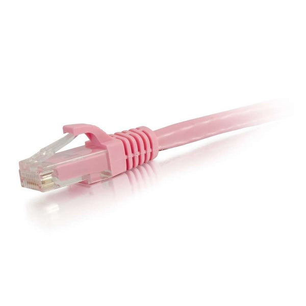 C2G/Cables to Go 04049 Cat6 Snagless Unshielded (UTP) Network Patch Cable, Pink (7 Feet/2.13 Meters)