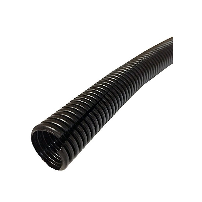 1" Split Wire Loom Tubing (Polyethylene) - 50FT - Black