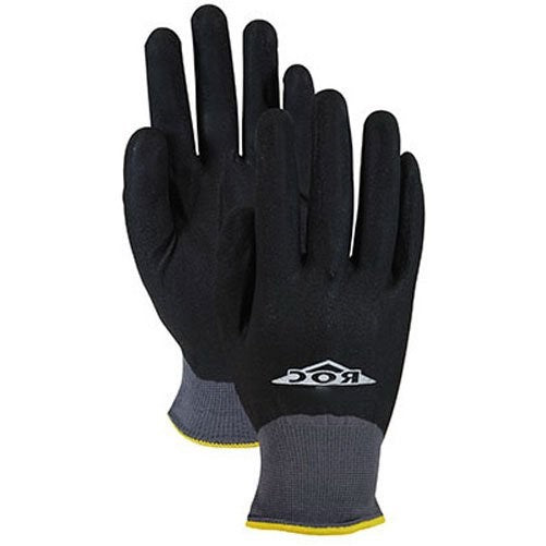 Magid ROC15T Men's Full Nitrile Coated Palm Garden Glove, Large