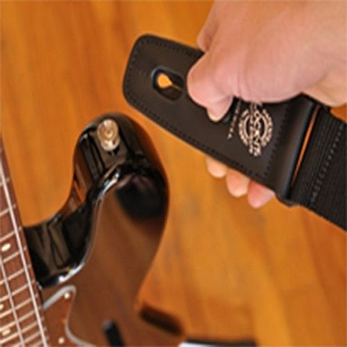 Lock It LIS013C2BLK Professional 2" Cotton Strap with Locking Ends, Black